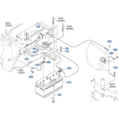 Battery Assembly for Kubota R540 Loader