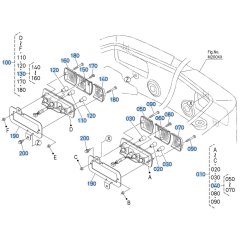 Light Assembly for Kubota R630 Loader