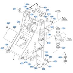 Front Frame Assembly for Kubota R630 Loader