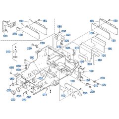 Rear Frame Assembly for Kubota R630 Loader