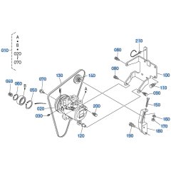 Compressor Assembly for Kubota R630 Loader