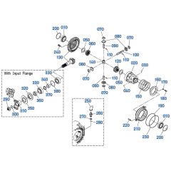 Differential Axle (Front) Assembly for Kubota R630 Loader