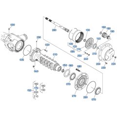 Planetary Gear (Front) Assembly for Kubota R630 Loader