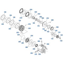 Axle Brake (Rear) Assembly for Kubota R630 Loader