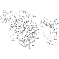 Battery Assembly for Kubota R630 Loader
