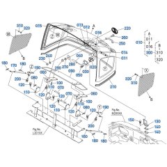 Bonnet Assembly for Kubota R640 Loader