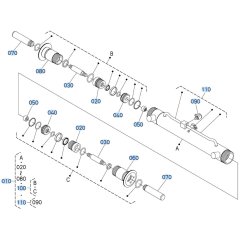 Coupler Cylinder Assembly for Kubota R640 Loader