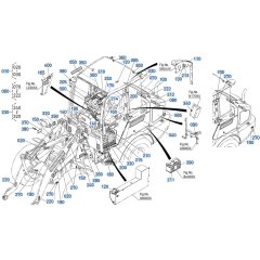 Decals -1 for Kubota R640 Loader