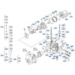 Pump Assembly -1 for Kubota R640 Loader
