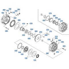 Rear Axle Brake Assembly for Kubota R640 Loader