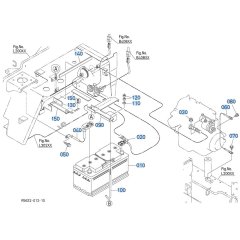Battery Assembly for Kubota R640 Loader