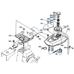 Fuel Tank Assembly for Kubota SX700 Tiller