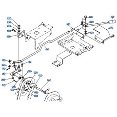 Blade Change Lever Assembly for Kubota SX700 Tiller