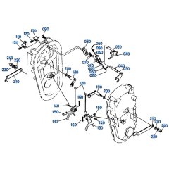 Steering Rod Lever Assembly for Kubota SX700 Tiller