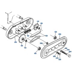 Chain Case Assembly for Kubota SX700 Tiller