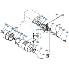 Air Cleaner Assembly for Kubota SX700 Tiller