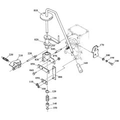 Speed Change Lever Assembly for Kubota TF60 Tiller