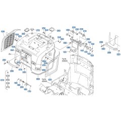 Bonnet Assembly for Kubota U10-5