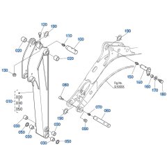 Arm Assembly for Kubota U10-5