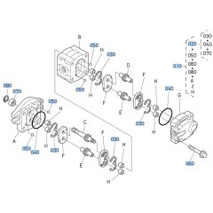 Gear Pump for Kubota U10-5