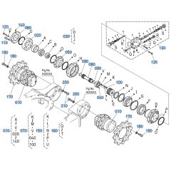 Drive Motor Assembly for Kubota