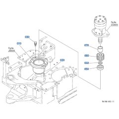 Swivel Gear Case for Kubota U10-5