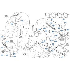 Fuel Filter Assembly for Kubota U17-5 Mini Excavator