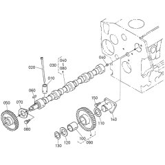 Camshaft Assembly for Kubota V1505-E2B Engine