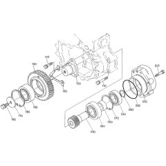 Oil Pump Base Assembly for Kubota V2203-M-E2B Engine