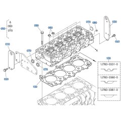 Cylinder Head Assembly for Kubota V3307-CR-T-E5 Engine