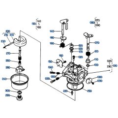 Carburettor Assembly for Kubota W5021-PCC Mower