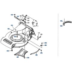Deck Assembly for Kubota W5021-PCC Mower