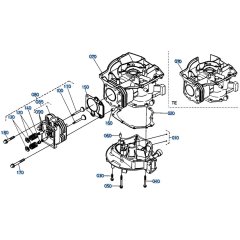 Crankcase Cover Assembly for Kubota W5021-PCC Mower