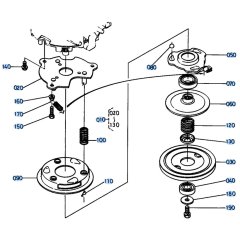 Blade Brake Clutch Assembly for Kubota W5021-SCC Mower