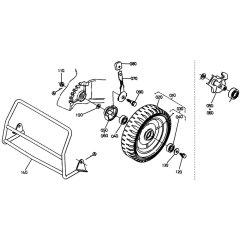 Front Wheel Assembly for Kubota W5021-SCC Mower