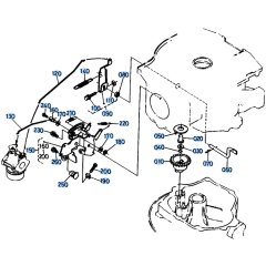 Governor Assembly for Kubota W5021-SCE Mower