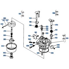 Carburettor Assembly for Kubota W5021-SCE Mower