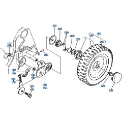 Rear Wheel Assembly for Kubota W5021-SCE Mower