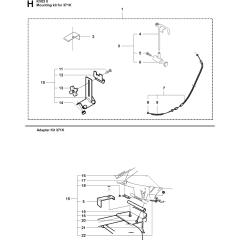 Mounting Kit for Kv03 Disc Cutters