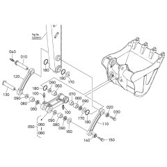 Dipper Arm/Bucket Link Assembly