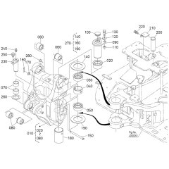 Kingpost Assembly for Kubota KX057-5