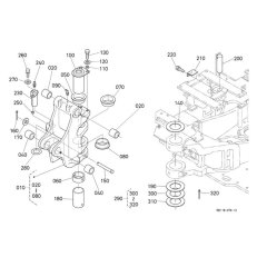 Kingpost Assembly for Kubota