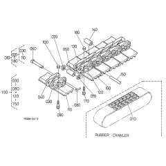 Crawler Assembly for Kubota