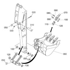 Bucket Assembly for Kubota KX71-3