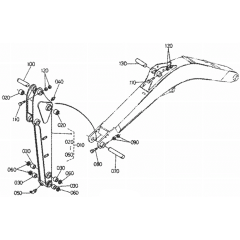 Dipper Arm Assembly for Kubota