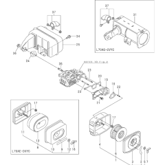 Air Cleaner & Muffler Assembly