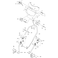Handle Assembly for Husqvarna LB 48e