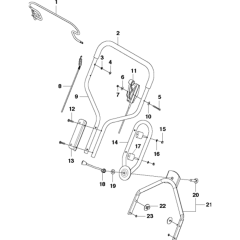Handle Assembly for Husqvarna LB 548Se