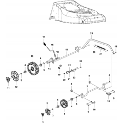 Mower Deck for Husqvarna LC 140