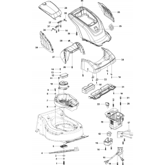 Engine Assembly for Husqvarna LC 141i